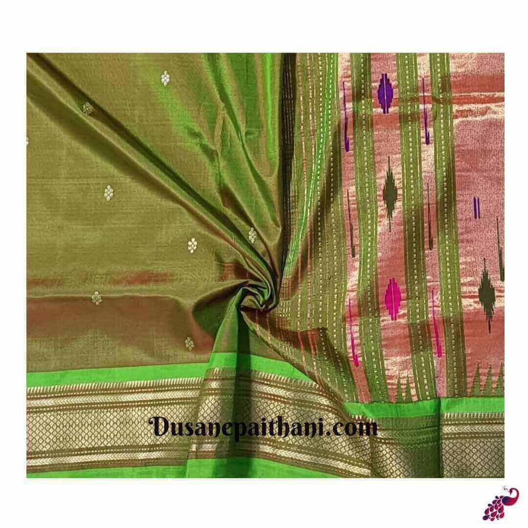 Pure Silk Handloom Double Pallu Paithani