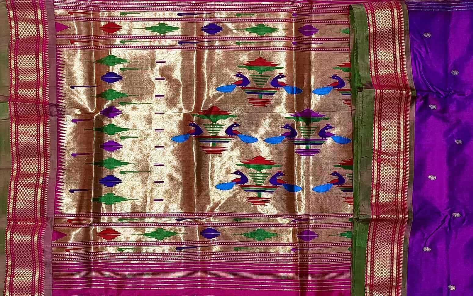 Pure Silk Handloom Paithani Saree