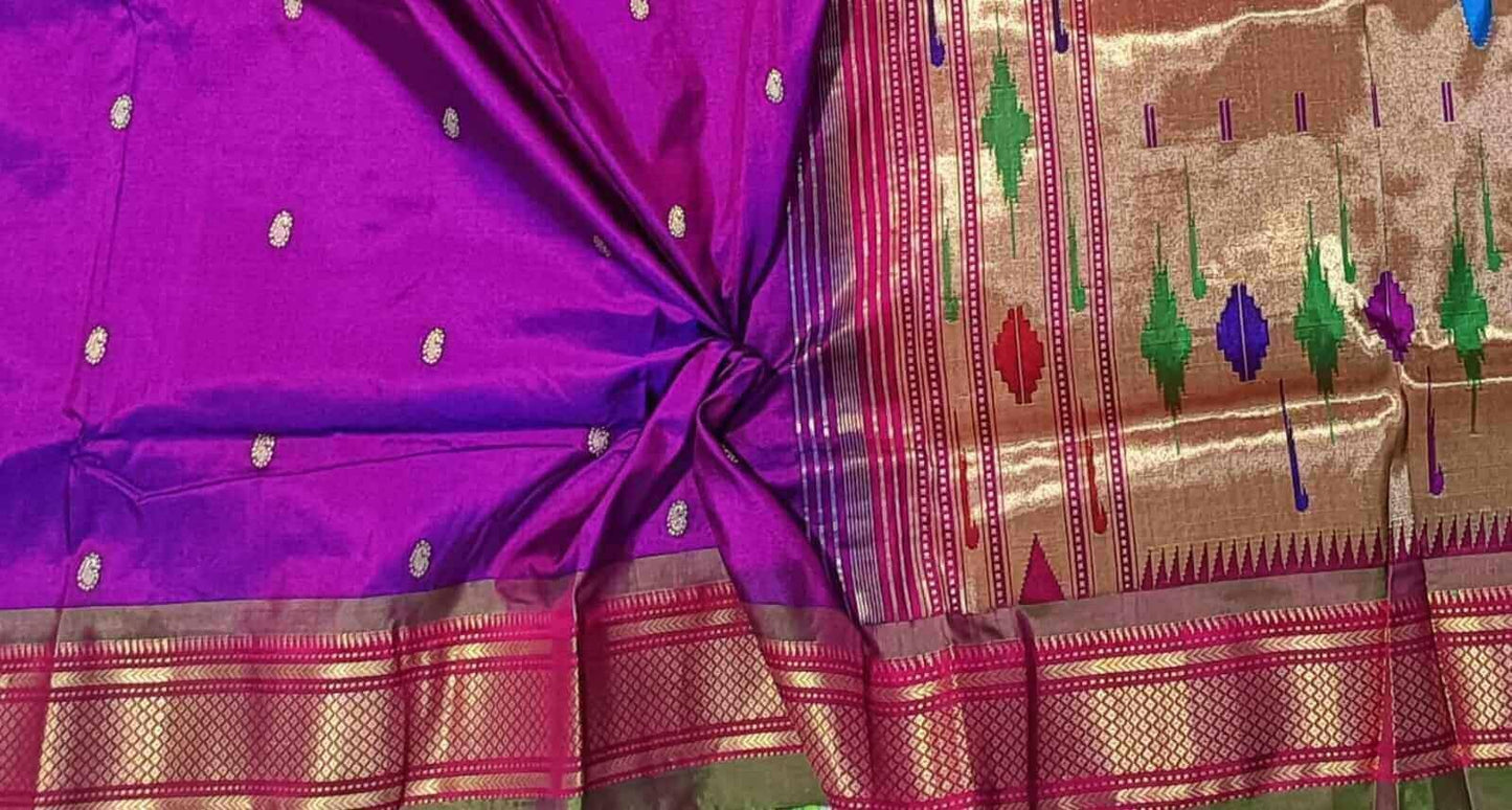 Pure Silk Handloom Paithani Saree