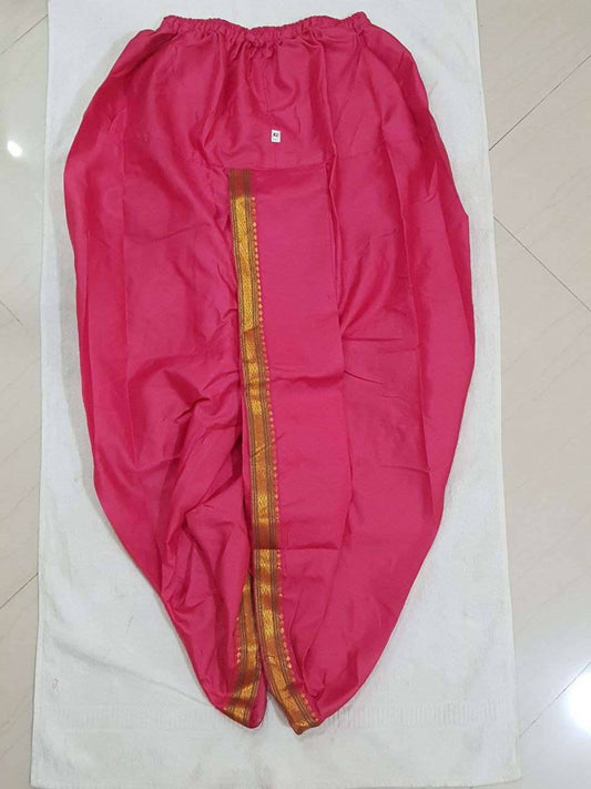 Readymade Pink Dhoti For Marriage