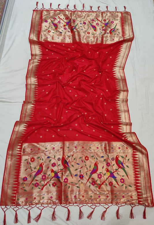 Red Designer Dupatta Online