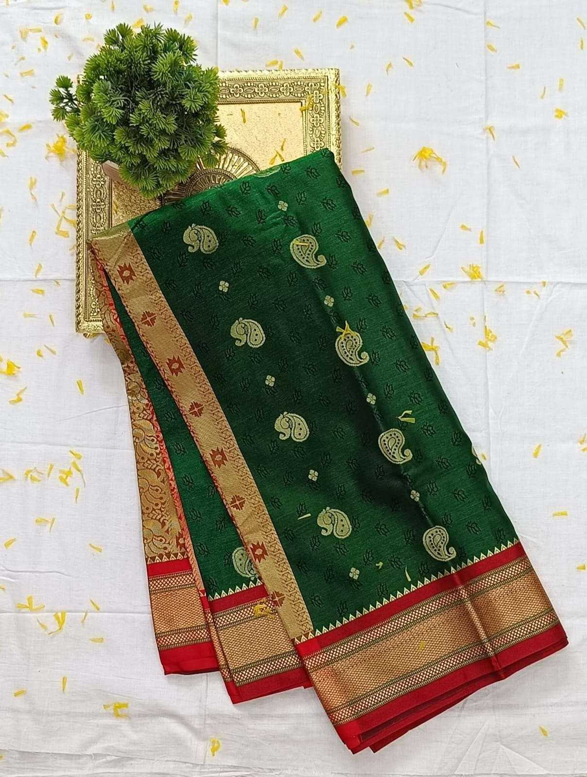 Semi Paithani Silk Saree - Sari Sanskriti