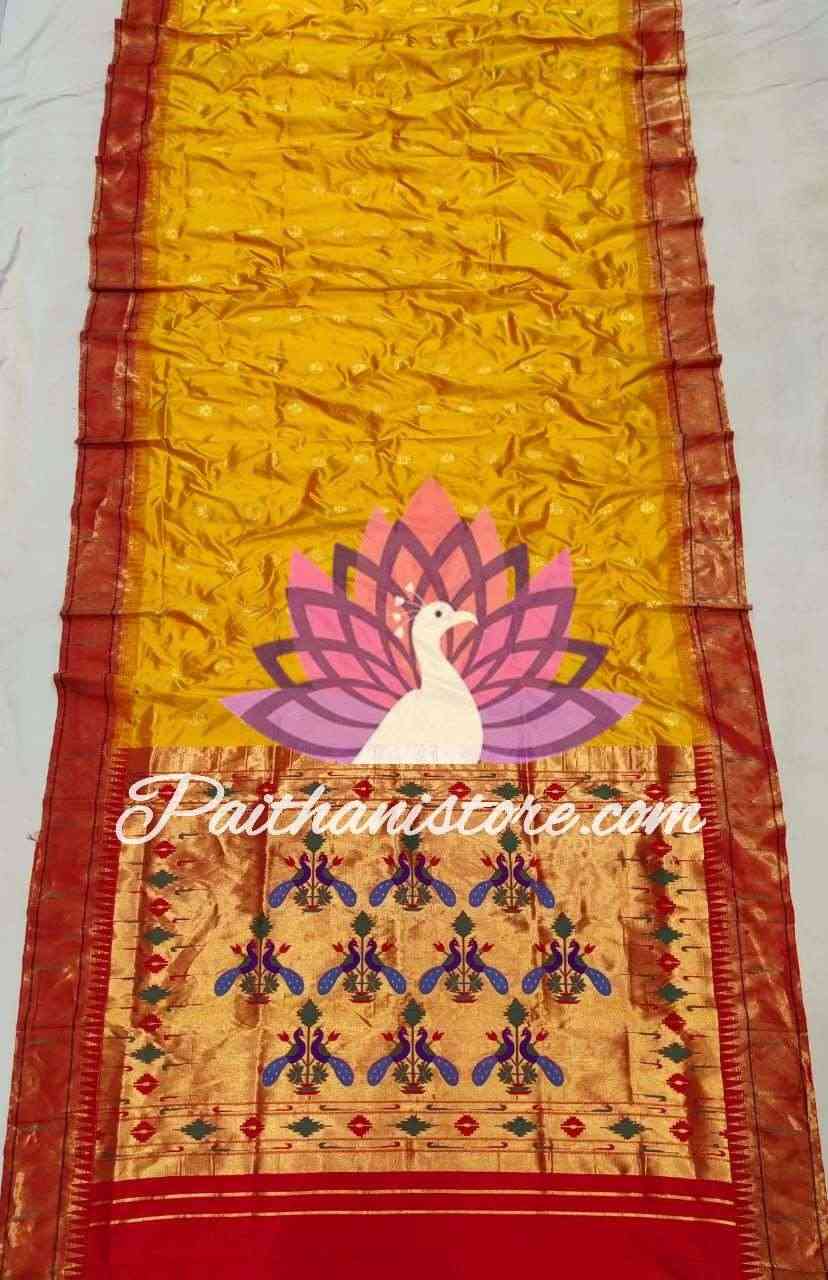 Single Muniya Paithani Saree