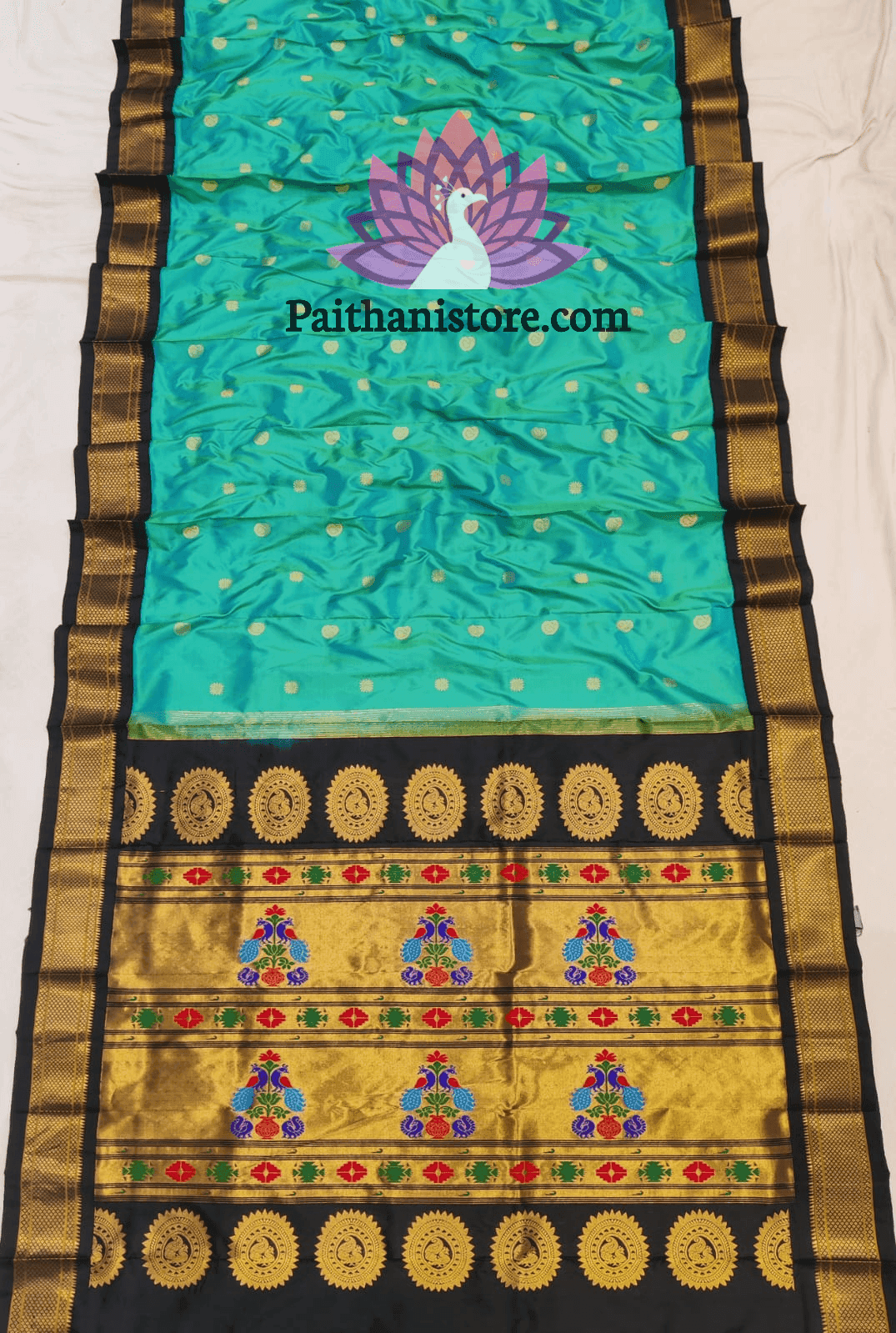 Wedding Paithani Saree With Rich Pallu