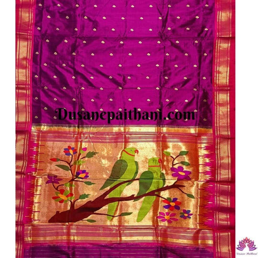 Yeola Pure Silk Handloom Paithani Saree